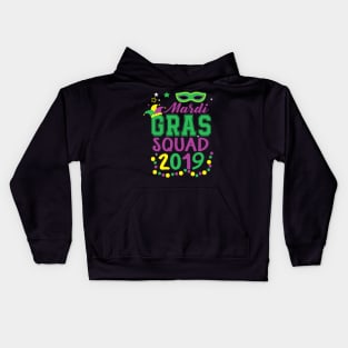 Mardi Gras Squad Tee Kids Hoodie